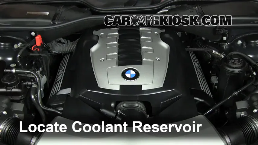 2007 BMW 750Li 4.8L V8 Coolant (Antifreeze) Check Coolant Level